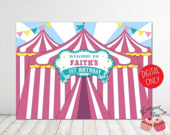 carnival backdrop etsy