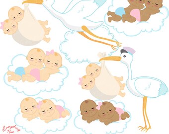 Storch Zwillinge Etsy