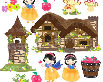 Snow White Cottage Etsy