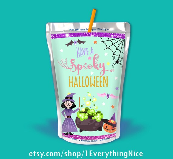 INSTANT Download Cute Halloween Printable Caprisun Capri Sun Juice ...