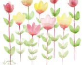 Watercolor Flowers Clipart Set Il_170x135