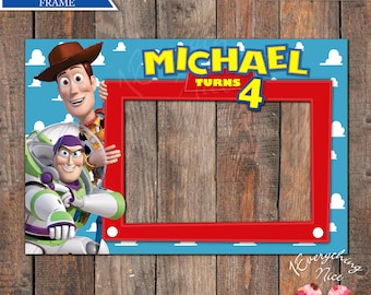 Toy Story Birthday 24" x 36" Landscape Photo booth Frame Digital Download