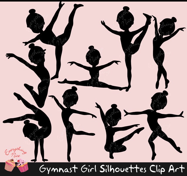 little girl silhouette clip art