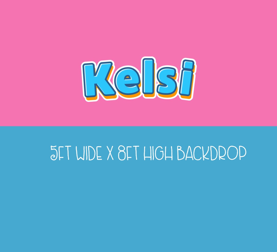 Kelsi Backdrop Printable - Etsy