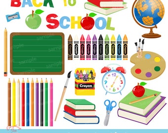 Back to School1 Clipart Set