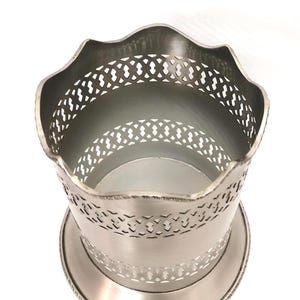 Elegante zilveren messing wijnflesonderzetter | Messing wijnonderzetter – Premium tafelbladaccessoire