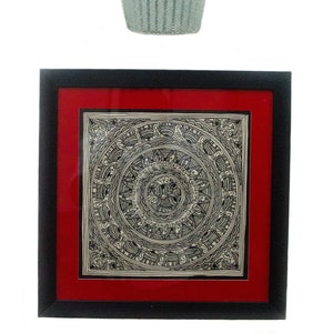 Handmade Madhubani Painting with Frame