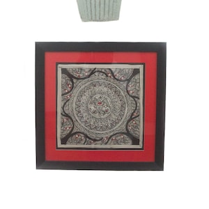 Handmade Madhubani Painting with Frame