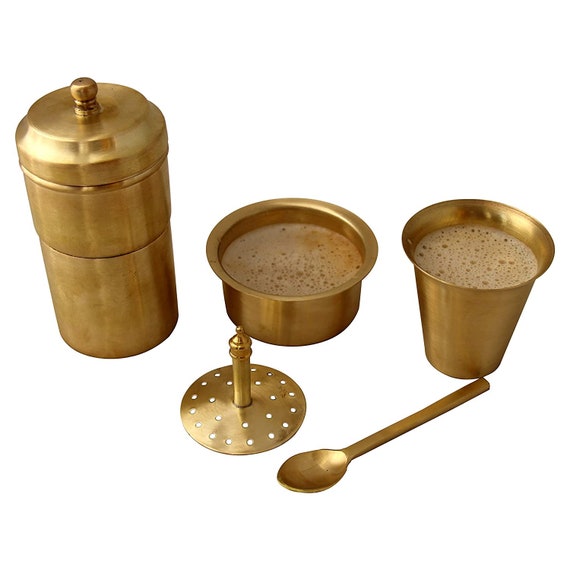 Coffee Filter With DABARA Set / Brass Coffee Filter With Etsy