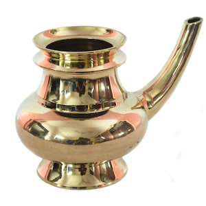 Pooja Kindi Handcrafted Brass Kerala Kindi (vessel) (Water Dispenser for Pooja)