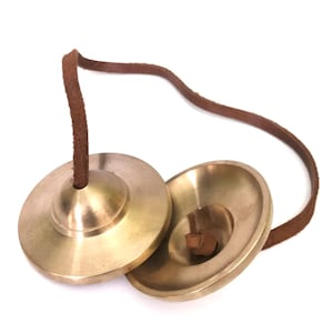 Handcrafted Bronze Manjeera – Traditional Indian Percussion Instrument for Devotional & Folk Music