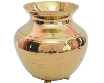 Brass Kalash Pot  for Indian Traditional Pooja Items