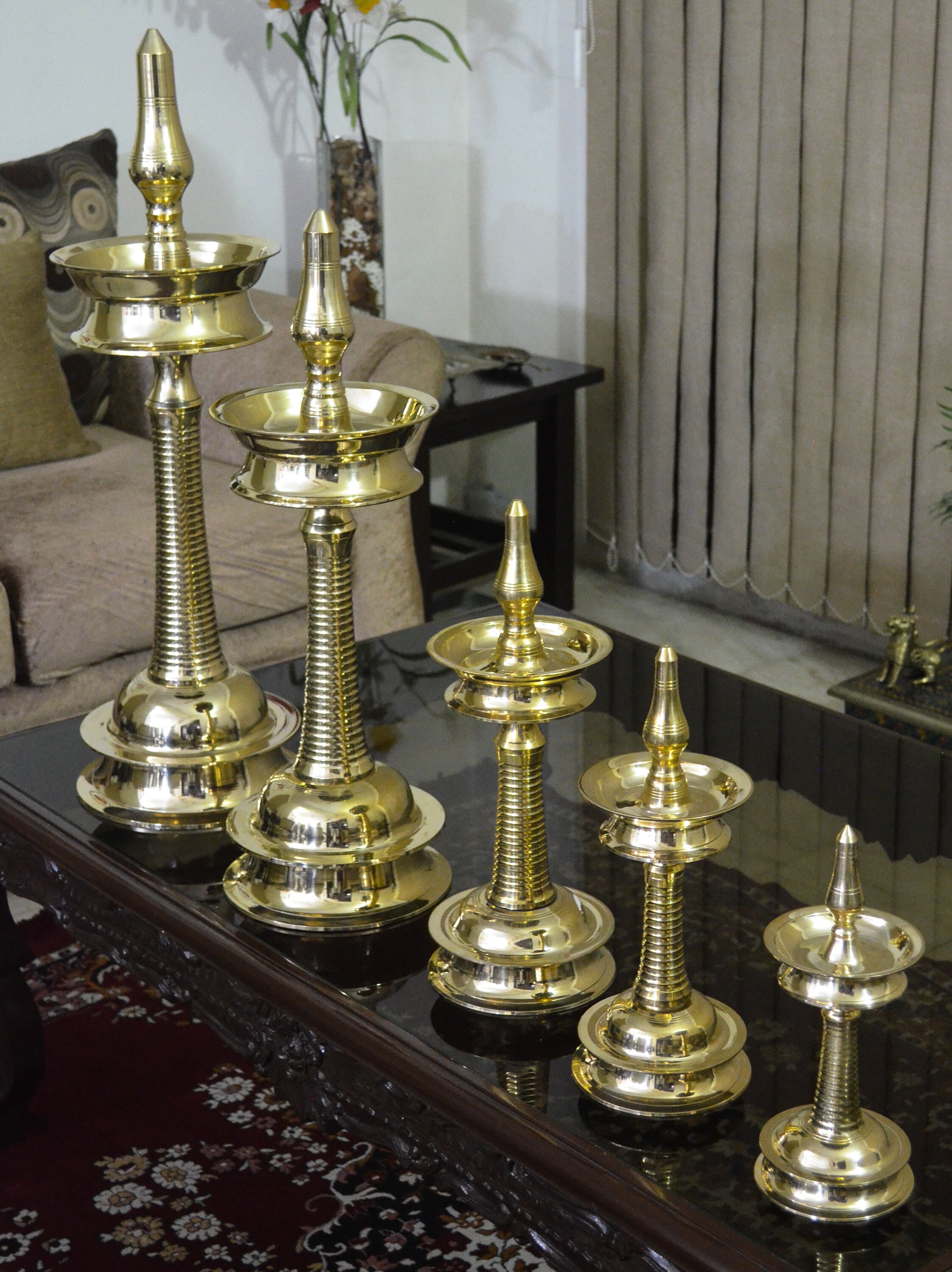 Kerala Nilavilakku Deepak Diya Oil Lamp Its Kerala Etsy Canada