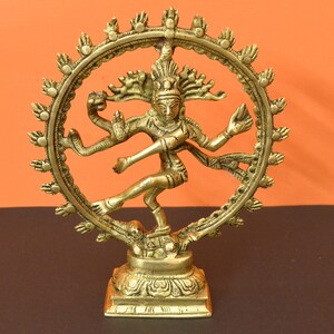 Brass Natraj Statue || Brass Shiva Natraja Idol ||Antique Finish Lord Nataraja Dancing Shiva Statue