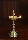 Brass Oil Lamp\/Brass Diya - Handcrafted & Traditionally Designed Brass Diya