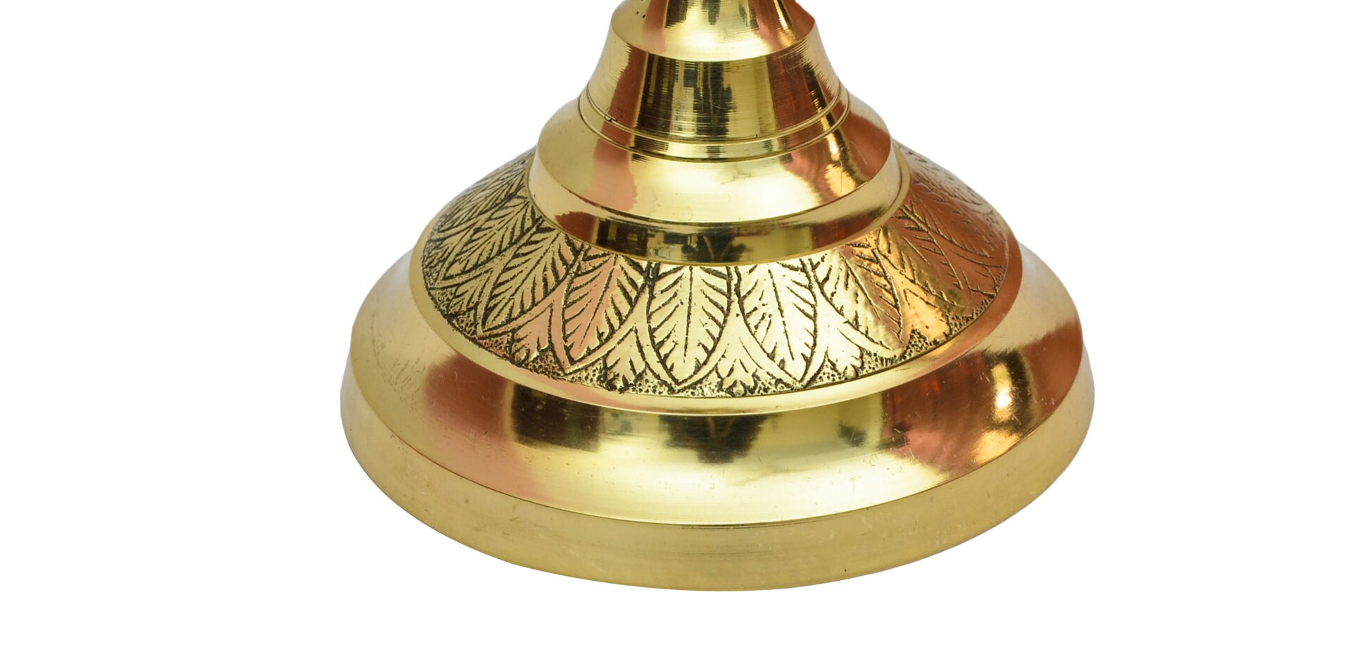 Kartique Lampada a olio svastica in ottone con design pavone, 7 cm, finitura anticata, Diya decorativa per Pooja, altare della casa e decorazioni festive