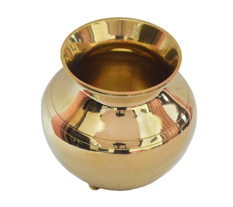 Brass Kalash Pot for Indian Traditional Pooja Items Etsy UK
