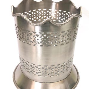 Elegante zilvermessing wijnflesonderzetter – Premium tafelaccessoire