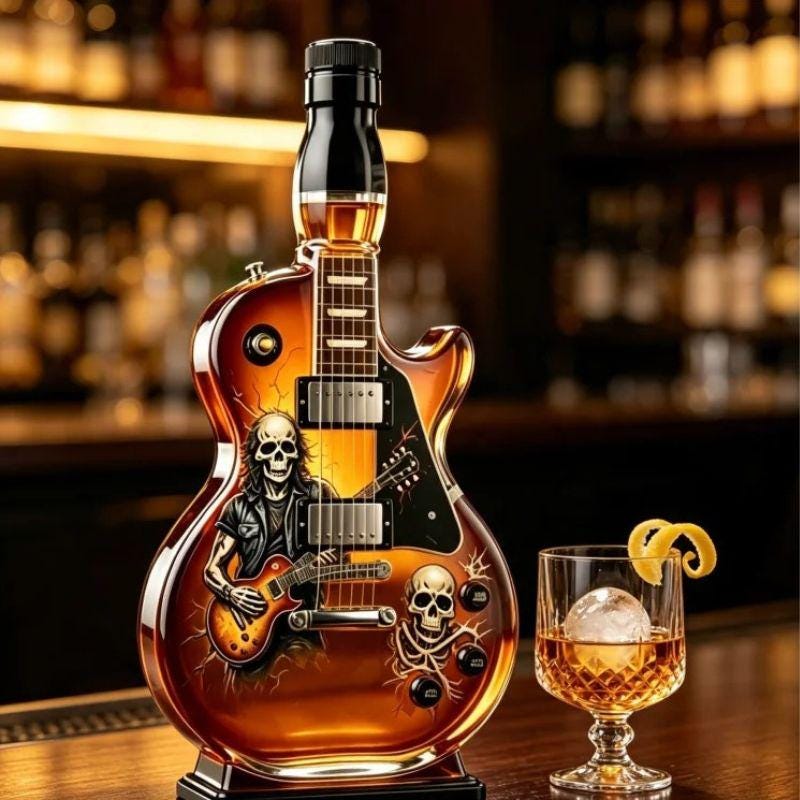 Guitar liquor bottle - Etsy 日本