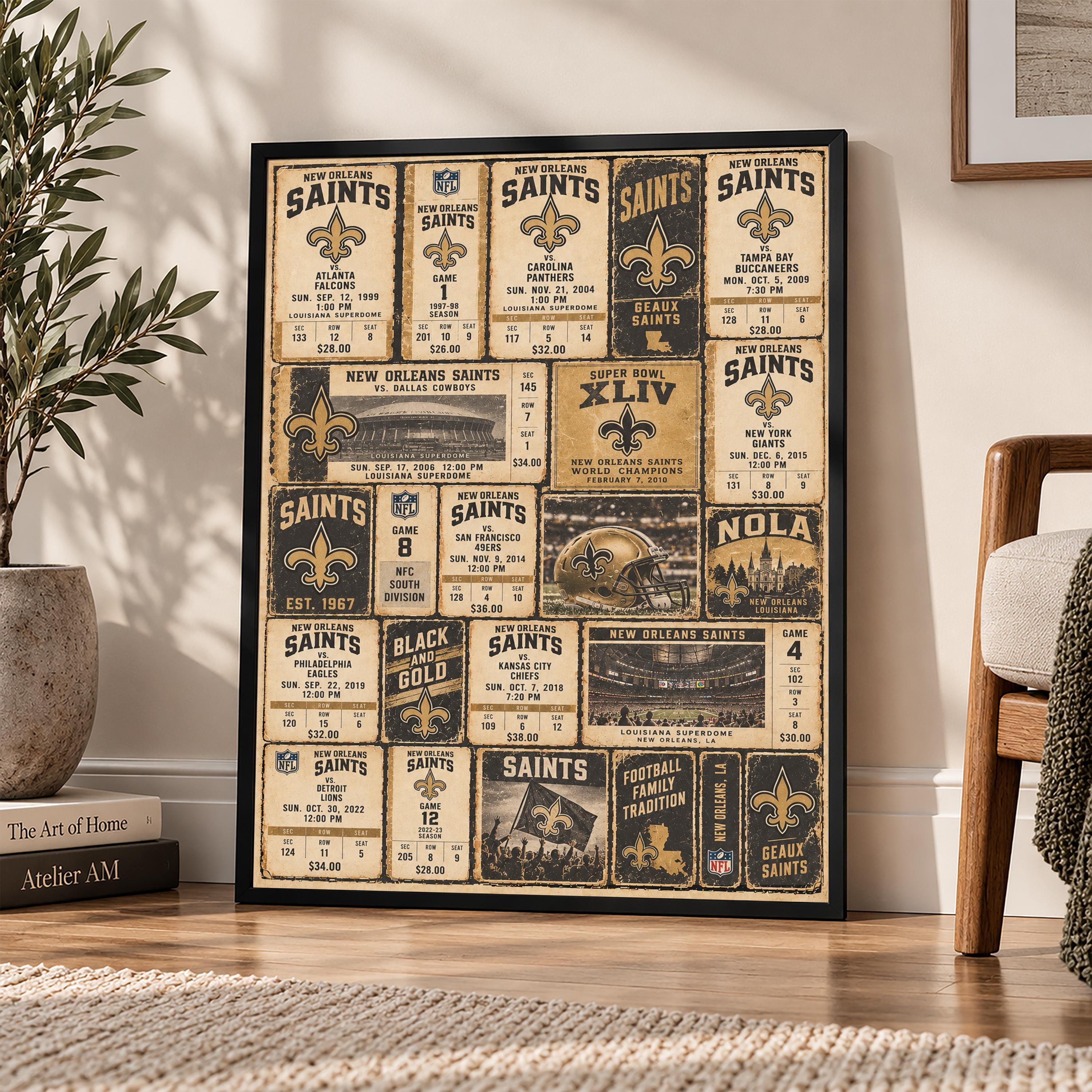 New Orleans Saints Vintage - Etsy