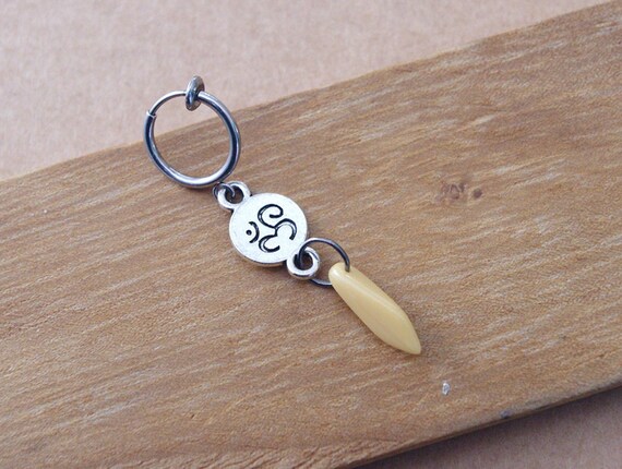 fake silver hoop earrings