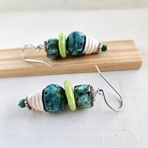 Boucles d'oreilles glands verts Nature's Delight pour femme image 6