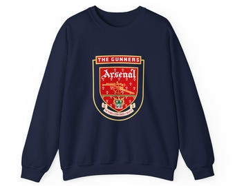 Retro Vintage Arsenal Logo sweatshirt| Arsenal Fan Tee | Arsenal FC Apparel | Gift for Him or Her