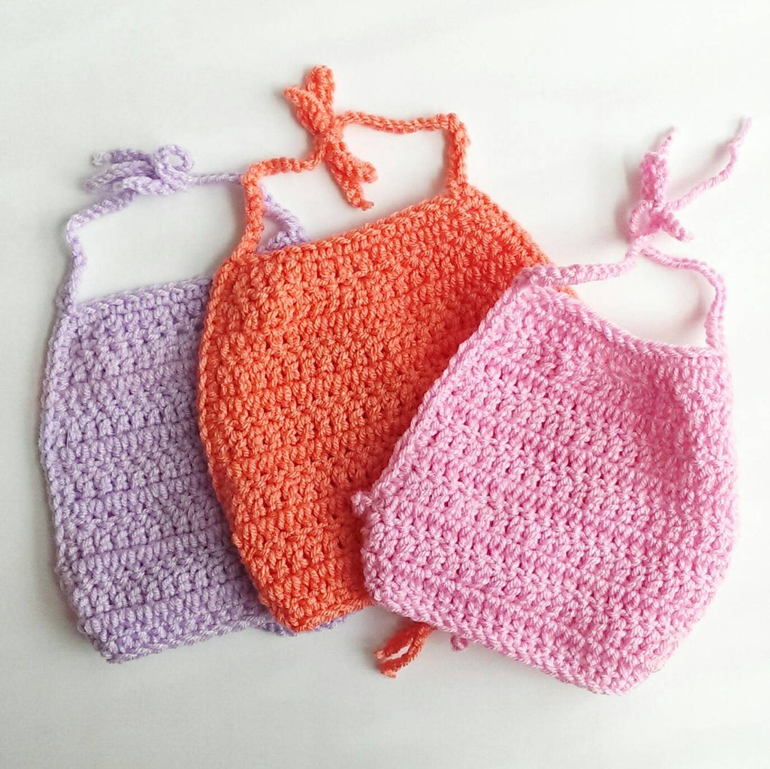 Lace Crochet Bralette Knit Bralette Crochet Swimsuit Halter Top