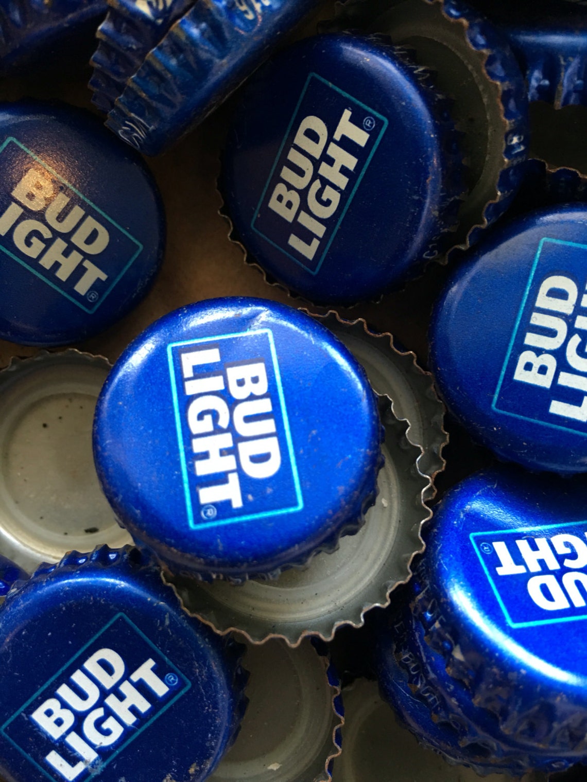 Bud Light Beer Cap Bottle Caps Bulk Lot of Beer Crowns 1 Lbs. Etsy