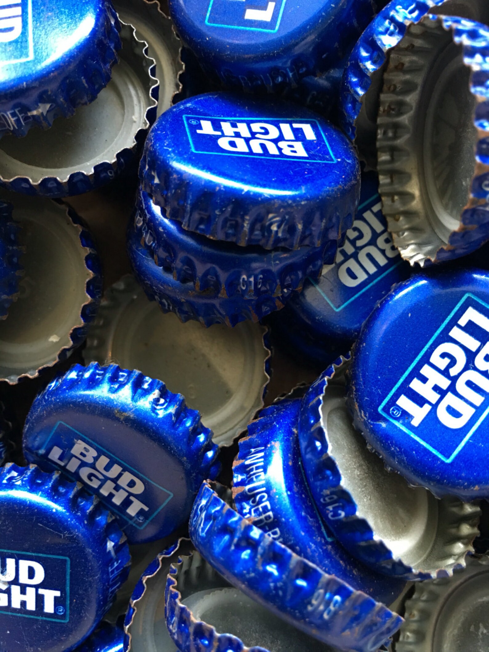 Bud Light Beer Cap Bottle Caps Bulk Lot of Beer Crowns 1 Lbs. Etsy