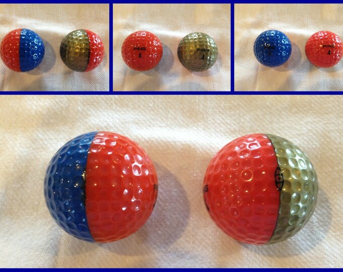 Ping Golf Ball Two Tone Color Collectible Etsy