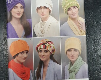 Simplicity 2494 Misses/' Fleece Hats Sewing Pattern