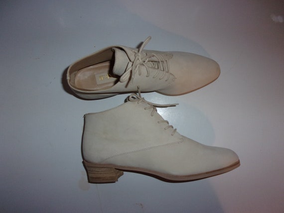 Vintage ankle boots leather Prairie Designer shoes SZ 7 M | Etsy