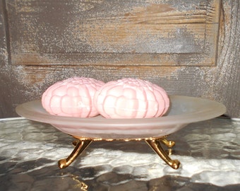 Vintage Avon Decorator Soap Dish & Soaps, New in Box, 1970s Avon