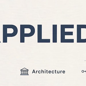 May include: A graphic banner featuring the dark blue text MODULE 1X APPLIED TOOLS TECH BRIEFS. To the left is a dark blue icon of stacked documents with a connected node diagram. Below are three small icons labeled Architecture, Decisions, and TPM TOOLKIT.