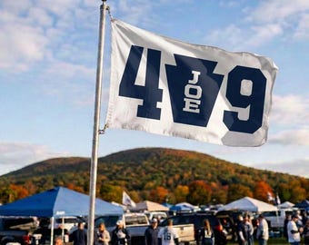 The Mark | 409 Keystone Tailgate Flag | Wide Numeral Pennsylvania Flag | 3x5 Ft