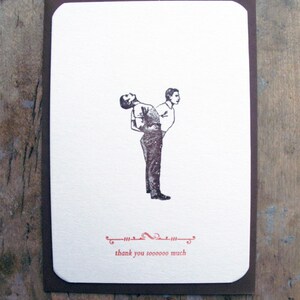 Thank you sooooo much - Carte postale - impression typographique
