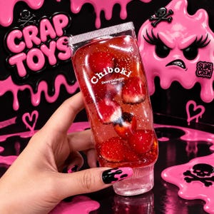 Chiboki Frukttandkräm Squishy, ​​Långsamt Risande Klickleksak