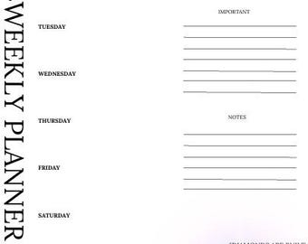 Diamond Weekly Planner