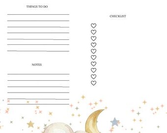Have Faith Star & Moon Daily Planner