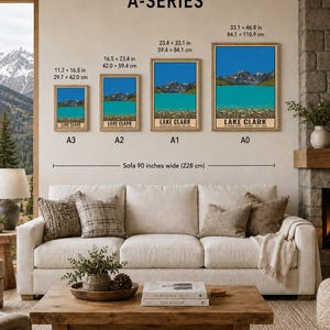 Lake Clark National Park Poster, Vintage Alaska Mountain Lake Travel Print, Retro Alpine Wilderness Wall Art, WPA Style Serigraph Printable imagem 11