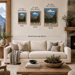 California National Parks Poster Bundle, Vintage Yosemite Joshua Tree Redwood Travel Collection, Printable Digital Wall Decor Set image 17
