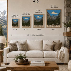 California National Parks Poster Bundle, Vintage Yosemite Joshua Tree Redwood Travel Collection, Printable Digital Wall Decor Set image 18