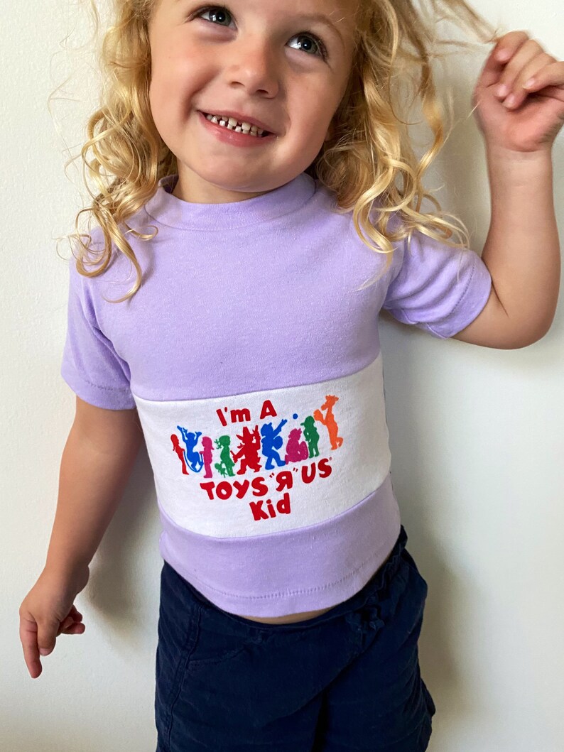 Vintage 1980's Im a Toys R Us Kid Shirt Nortog Size 4 Etsy