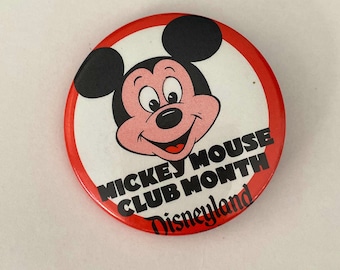 Vintage 1985 1980's Walt Disney Productions Mickey Mouse Club Month Disneyland Pin