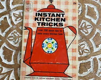 Vintage 1966 Instant Kitchen Tricks Dell Purse Book 1960s