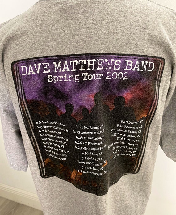 Vintage y2k Dave Matthews Band DMB Concert Band A… - image 6