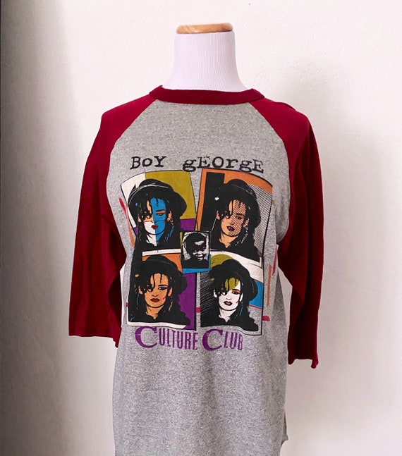 Vintage 1980's Boy George Culture Club Tee Shirt … - image 2