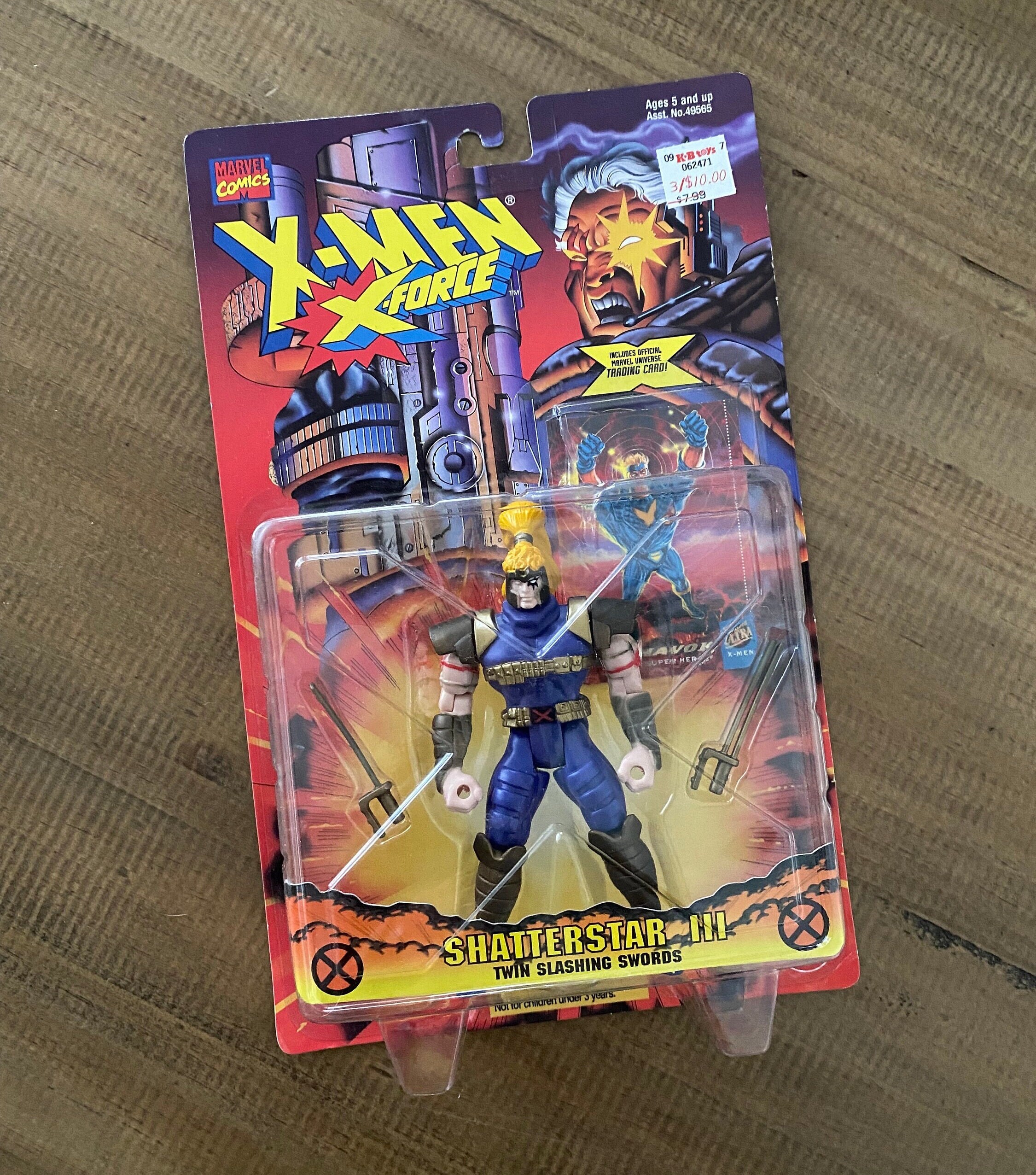 Vintage 1996 Marvel Comics X-men X-force Shatterstar 3 Twin