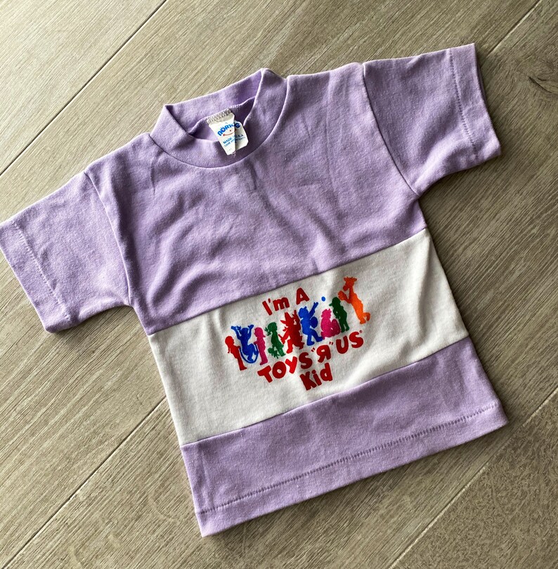 Vintage 1980's Im a Toys R Us Kid Shirt Nortog Size 4 Etsy